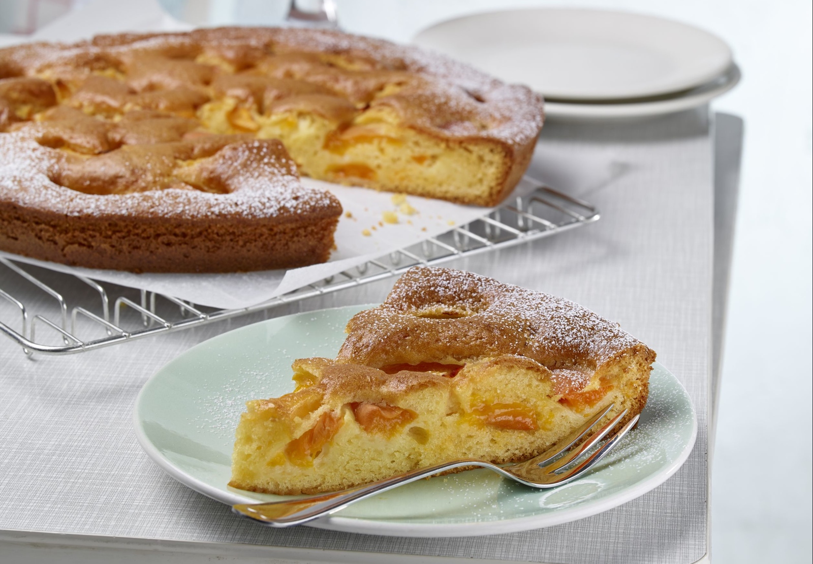 Marillenrundkuchen