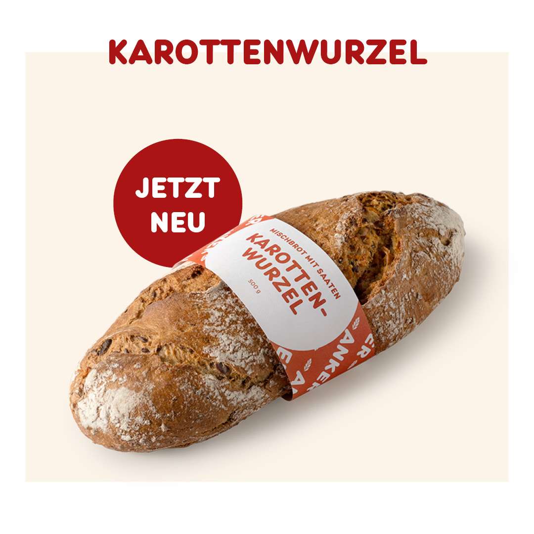 Neu: Karottenwurzel