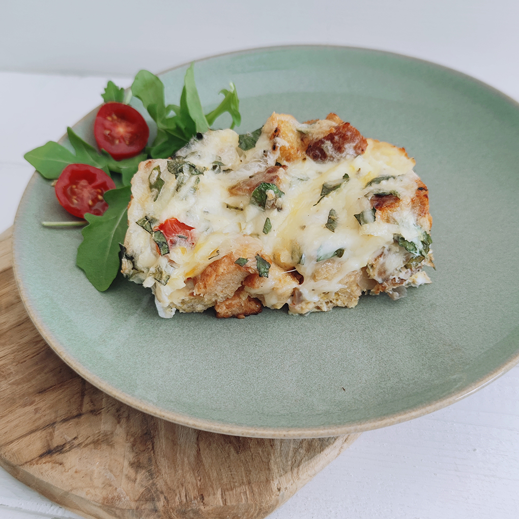 Mediterrane Brotreste Frittata von @commedesprofs